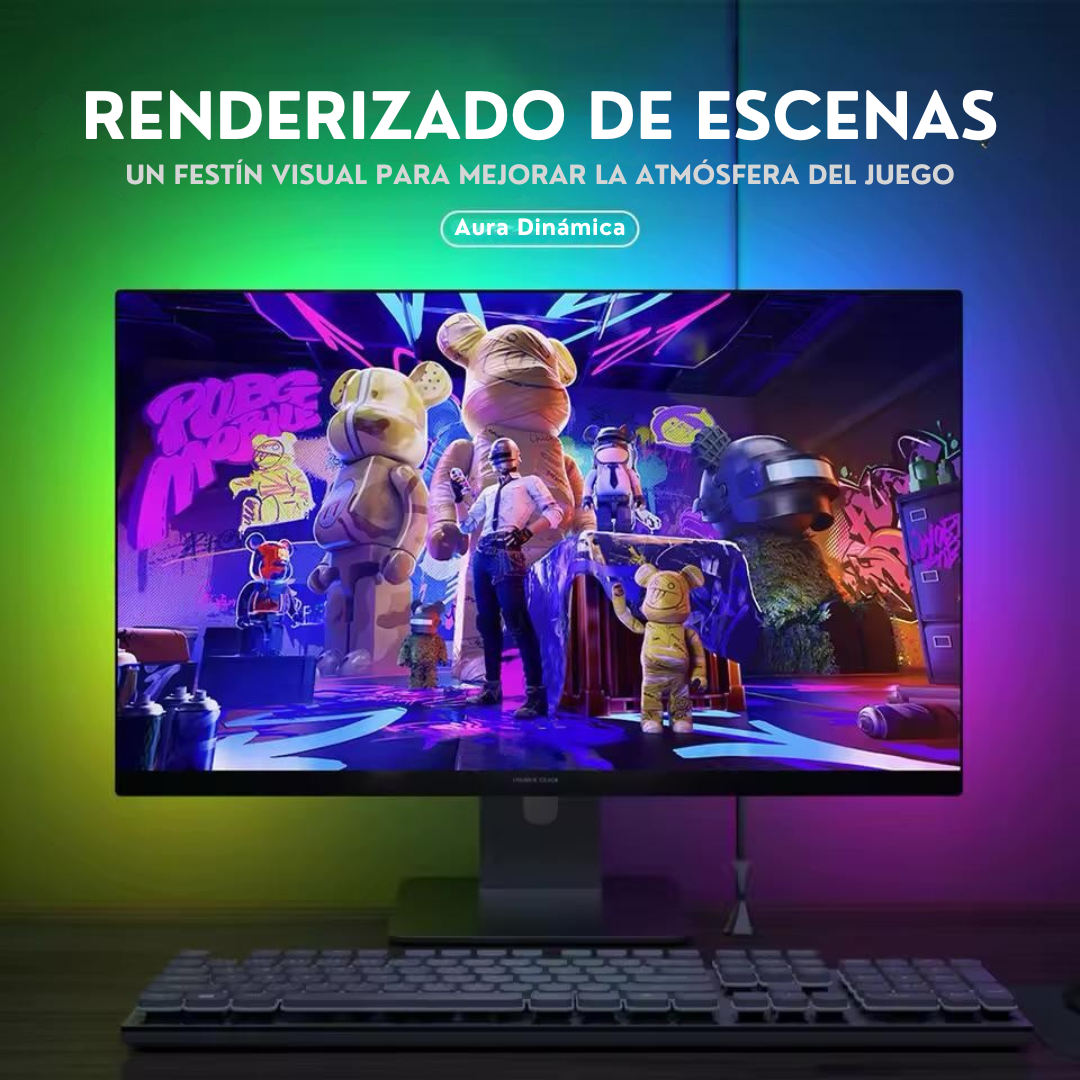 Luz LED Inmersiva para Pantallas