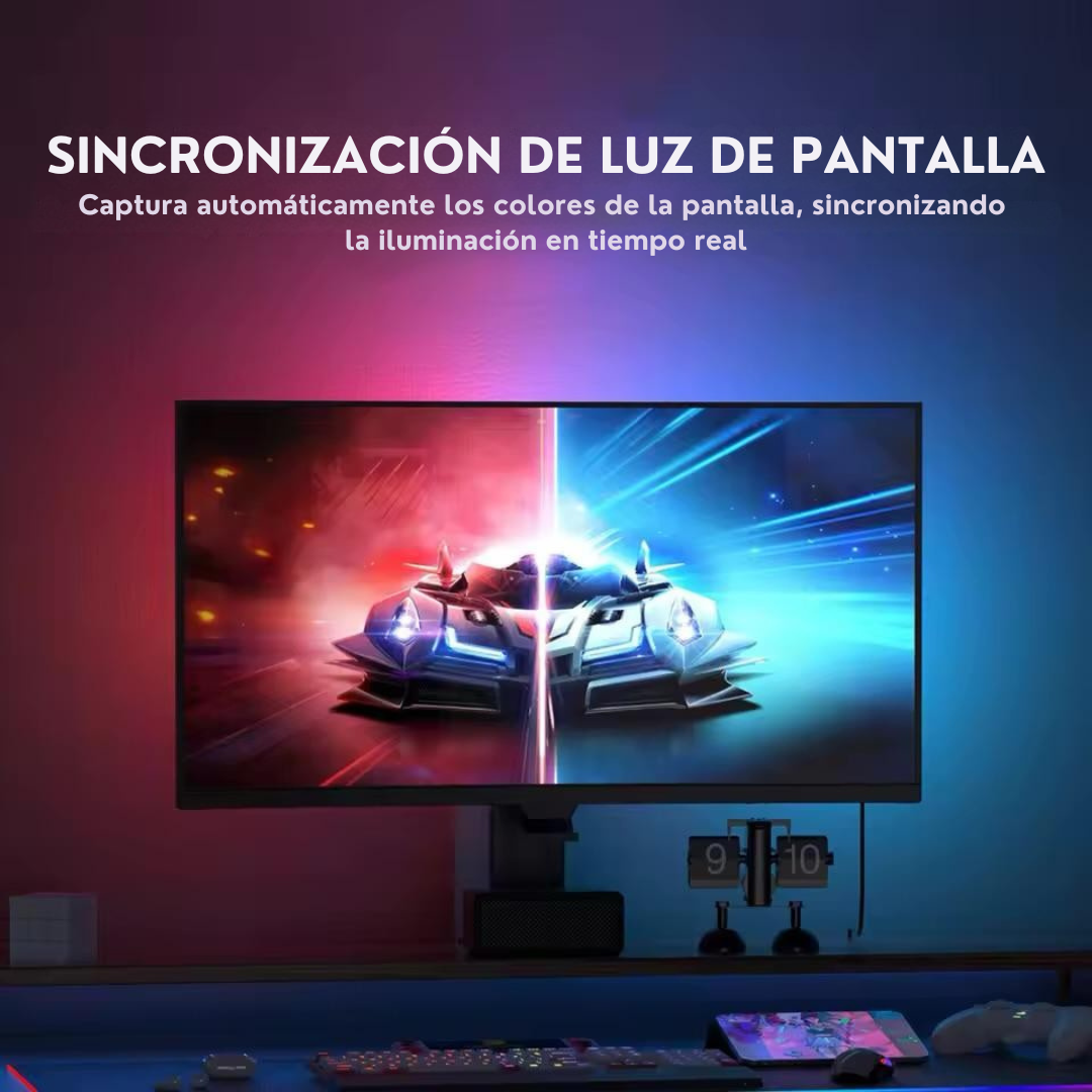 Luz LED Inmersiva para Pantallas